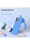 ORNARTO Compatible with iPhone 16 Pro Max Case 6.9", Slim Liquid Silicone 3 Layers Soft Gel Rubber S - 6