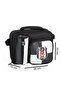 2 Compartment 1903 Logo Printed Faux Leather Kindergarten Bag + Lunch Box Set of 2 - 5