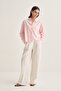 Women's Organic Cotton Oversize Short Shirt Pink
