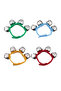 Wrist Bells, Strong Straps, , Percussion Instruments, Party, Dance (Pack of 4)