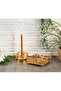 Luxury Metal Square Napkin Holder and Towel Holder Colorful Mirror Set - 5