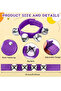 2 Packs Wrist Bells, Wrist Bells Bracelets Jingle Bells Purple - 3