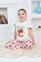 Girls' 100% Natural Cotton Short Sleeve Quality Pajama Set - 2