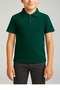 Children's Nefti Green Short Sleeve Polo Neck Lacoste School T-Shirt - 2