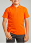 Children's Orange Short Sleeve Lacoste Polo Neck School T-Shirt