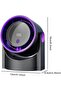 100 Level Bladeless Fan USB Rechargeable Personal Fan with Digital Display, Turbo Circulating - 5