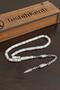 Daily Use Size Gray Color Airplane Glass Prayer Beads