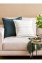 Lcw Home Stripe Patterned Throw Pillow Case 2 Pcs 45X45 cm (W5)