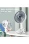 Portable Clip-On Fan, USB Rechargeable Battery Operated Desk Fan with 3 Speeds, 360° Rotatio - 7