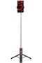 Wireless Bluetooth Selfie Stick Tripod with Remote Control, Compatible with iOS and Android,