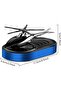 Solar Rotating Helicopter Car Air Freshener – Aromatherapy Oil Diffuser with Solar Power, Aluminum - 3