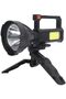 Dimmable COB LED Flashlight – Rechargeable USB Work Light with Adjustable Stand