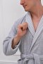 |   Line |   100% Cotton Women / Men Unisex Premium Single Bathrobe - 5