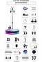 360 Photo Booth with Adjustable Stand – Slow Motion Spinning Booth for Wedding, Birthday Pa - 3