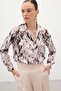 Classic Patterned Shirt - Brown - 4