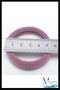 4-Piece Thick and Extra Wide Rubber Buckle |   Seamless Flexible Structure |   Children & Adult Compatible Coffee Tone - 5