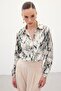 Classic Patterned Shirt - Khaki - 2