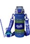 800ml Motivational Water Bottle with Straw & Time Marker – BPA-Free Unbreakable Sports Bott