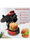 Sandwich Toaster and Burger Maker with Egg Rings and Timer, Non-Stick Ceramic Plates, Easy Cl - 2