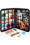 Professional Sewing Kit 200+ Pieces – Tailor Scissors, Thread, Needles, Pins & Accessories - 2