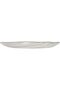 Decorative Glass Plate with Swirl Pattern, 16cm, Gold Trim, White - 5