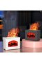 Fireplace Flame Diffuser, 270ml Essential Oil Cool Mist Humidifier with Flame Light, Auto Shu - 3