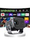 Portable Mini Projector with Stand, Android 11 WiFi Projector Full HD 4K Support - 3