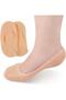 Ergonomic Silicone Booties Skin Color Heel Crack Socks Silicone Booties Socks