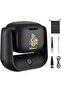Electric Incense Burner with USB, Multi-Angle Adjustment, LED Indicator, Black