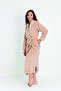 Chest Embroidered Niki Velvet Bamboo Cotton Dressing Gown - 3