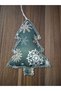 Green Pine Tree Fabric Ornament - 3