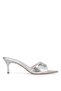 Elite Btss01 Women's Heeled Slippers Silver