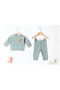 Aki Moda Kids Baby Boy Teddy Bear Detail Double Suit - 3