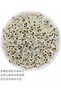50Gr Letter Beads, 6mm White Ground Golden Yellow / Gold Cube Letter Beads (50Gr,~Avg 250-300 Pcs)