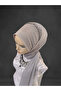 Accessories Included Light Gray Glitter Single Ready-Made Wrap Ready-Made Turban Ready-Made Veil - 2
