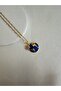 Gold World Zircon Stone Star Necklace