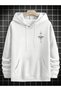 Unisex Men/Women Colorful Compass Custom Printed Cotton Oversize Hooded Sweatshirt - 2