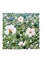 Flower Pattern for Hobby and Artistic Work 31.5X31.5Cm. Glass Mosaic (5 Mesh Tiles=0.5 M2)