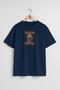 Oversize Muay Thai Tiger Athlete Unisex T-Shirt with Chest and Back Design