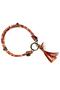 Handmade Multicolored Tassel Evil Eye Protected Medium Breed Dog Necklace (40 cm) - 2