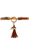 Handmade Multicolored Tassel Evil Eye Protected Medium Breed Dog Necklace (40 cm) - 8