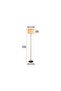 Modern Standing Floor Lamp with Fabric Lampshade – Tall Iron Pole Light for Living Room, Bedroom - 4