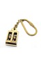 Special Production Brass Keychain Retro Vintage Design Stylish Durable Metal Gift Accessory - 7