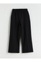 Lcw Kids Black Stand Collar Girl Tracksuit Suit - 5