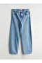 Trendlucky Baggy Fit Women's Jean Pants with Difference in Color - 5