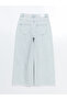 Wideleg Women's Jean Trousers - 6