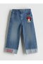 Two Mt Shop Quality Lcw Kids Indigo Minnie Mouse Printed Girls' Jean Pants - 2