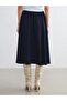 Lcw Grace Elastic Waist A-Line Skirt (W5) - 4