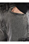 Baggy Fit Men's Cargo Jeans - 3
