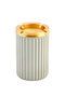 Set of 3 Gold Lid Odorless Ashtray - 5